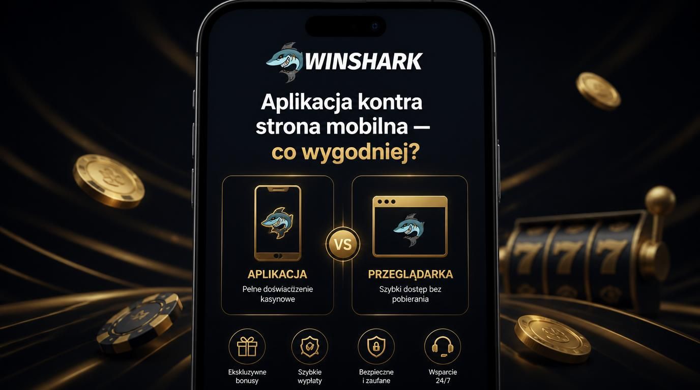 Interfejs aplikacji vs strony mobilnej Winshark